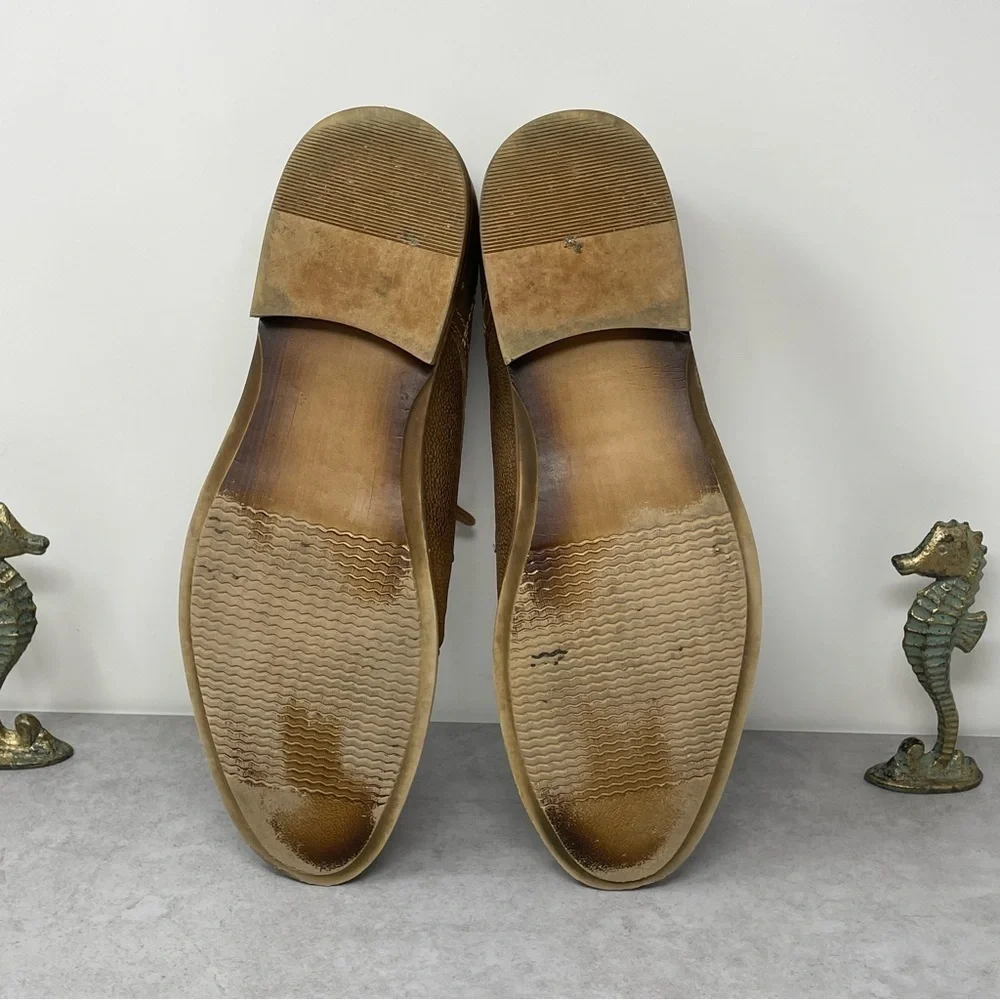 Steve Madden Brown TABLOID Leather Lace Up Oxford Shoes US 11.5 Mens